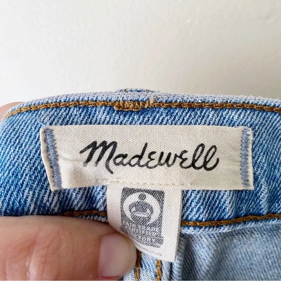 Madewell | Perfect Vintage Jeans High Rise Light Wash Size 26 - Picture 7 of 9